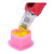 Heart-Shaped Silicone Ink Cups - Pink - Pack of 100