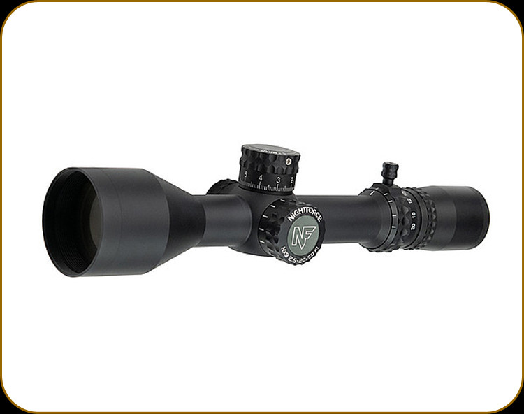 Nightforce - NX8 - 2.5-20x50mm - FFP - Zerostop - .1 Mil-Radian
