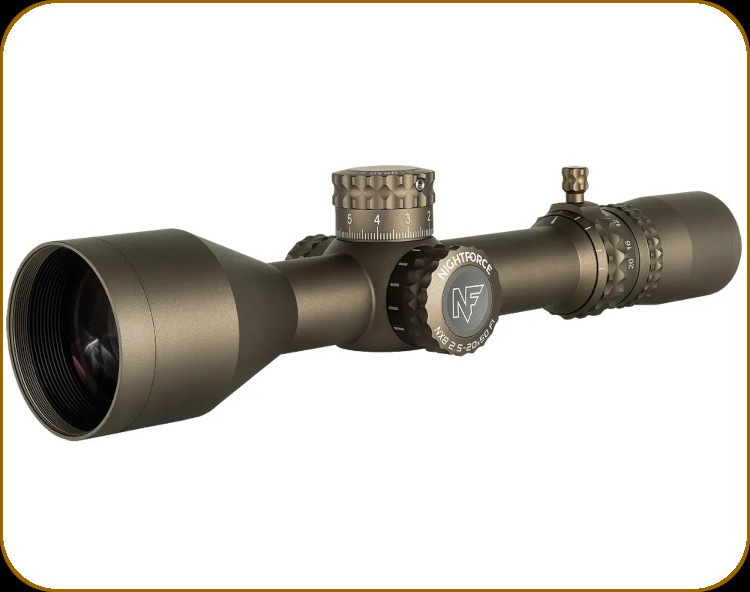 Nightforce - NX8 - 2.5-20x50mm - FFP - .1 Mil - ZeroStop - CW