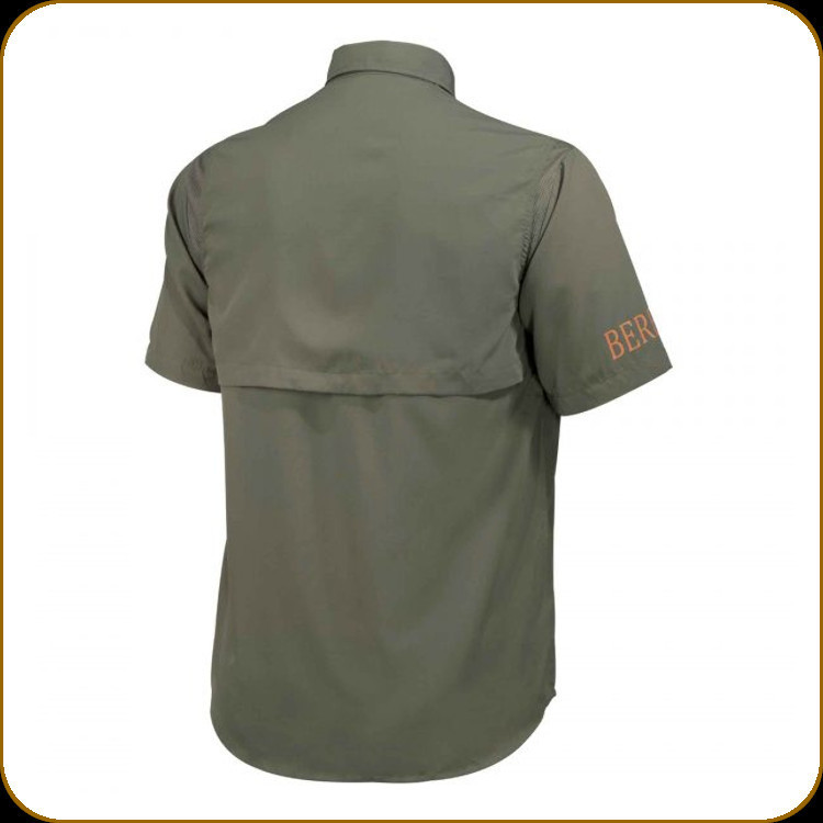 Beretta - Buzzi Shooting Shirt - Short Sleeve - Green - 3XL