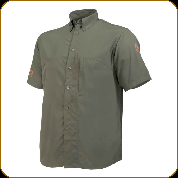 Beretta - Buzzi Shooting Shirt - Short Sleeve - Green - 3XL