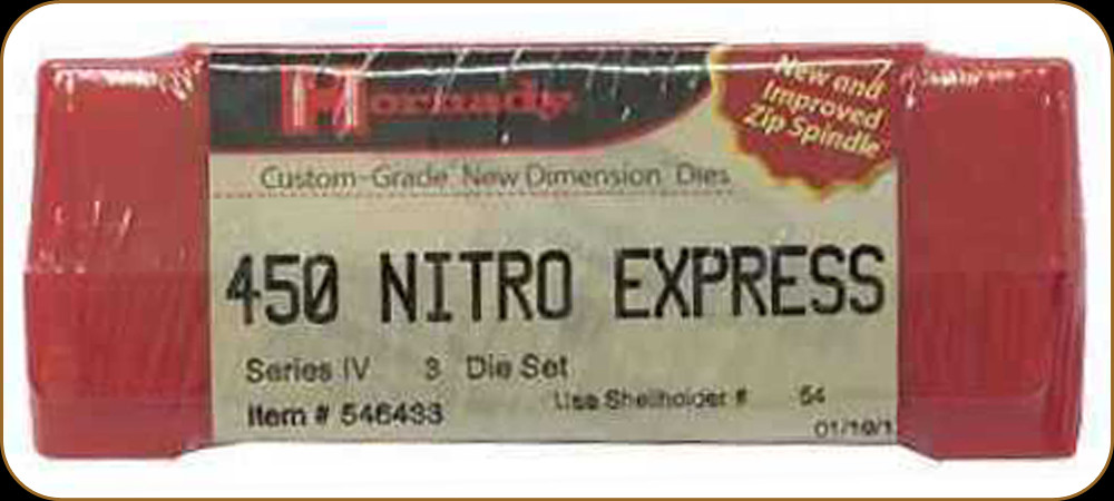 Hornady - Full Length Dies - 450 Nitro Express ( 3.25