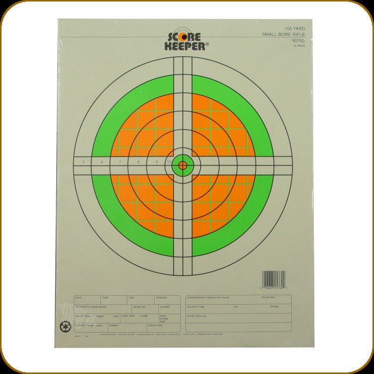 Champion - Score Keeper Target - 100 Yard Small Bore Rifle
