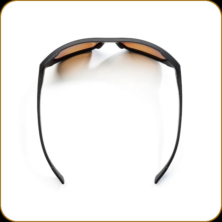 Vortex - Jackal Sunglasses - Black Frame - Amber/Gold Mirror Lens