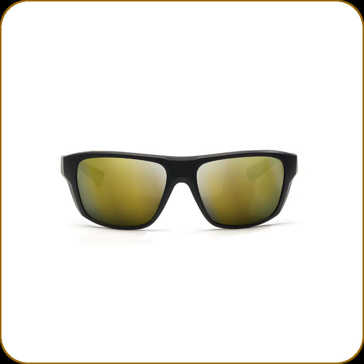 Vortex - Jackal Sunglasses - Black Frame - Amber/Gold Mirror Lens