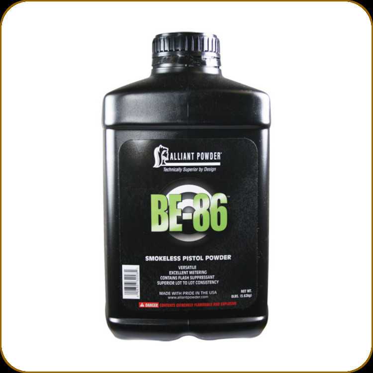 Alliant - BE-86 - Smokeless Pistol Powder - 8lbs - 150684