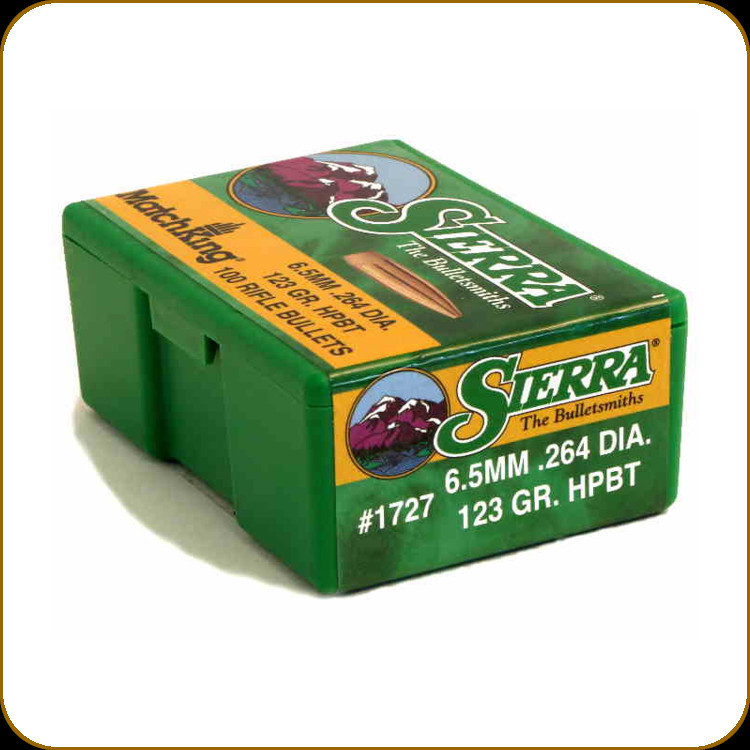 Sierra - 6.5mm - 123 Gr - MatchKing - Hollow Point Boat Tail