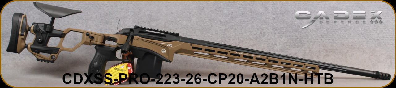 Cadex Defense - 223Rem - CDX-SS Seven S.T.A.R.S PRO - Hybrid Tan
