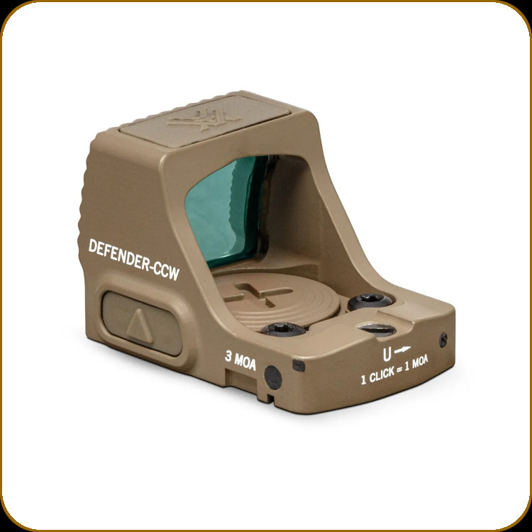 Vortex - Defender-CCW - Red Dot - 3MOA - Tan - DFCCW-MRD3-T