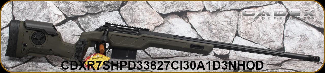 Cadex Defence - 338LapuaMage - CDX-R7 SHP LA - Hybrid OD Green