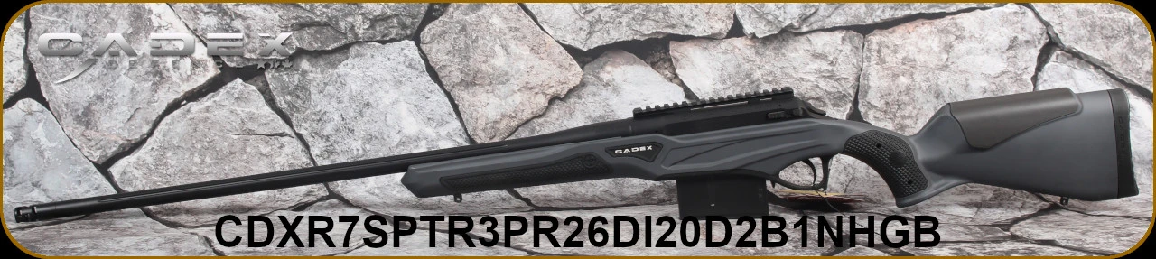 Cadex Defence - 300PRC - CDX-R7 SPTR LA - Hybrid Grey Stock W/Neoprene ...