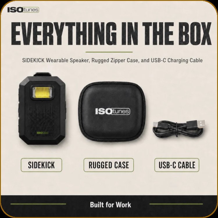 ISOtunes Sport - Sidekick Wearable Bluetooth Speaker - IT-59
