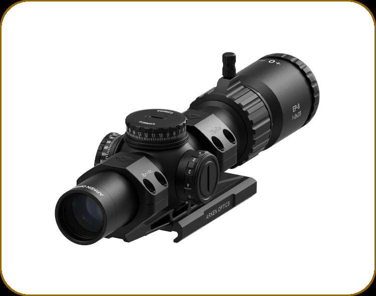 Arken Optics - EP8 - 1-8x28mm Bundle with Scope Mount (0 MOA