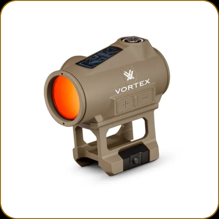 Vortex - Crossfire II - Solar Red Dot - 2 MOA - Bright Red Dot