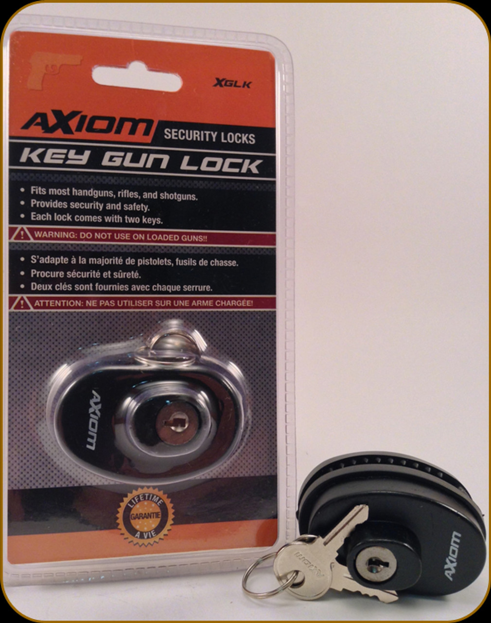 ◆ Happy lucky  ② Axiom - Gun Trigger Lock - Keyed Alike - XGLK - Prophet