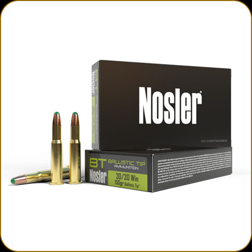 Nosler - 30-30 Win - 150 Gr - Ballistic Tip - Round Nose - 20ct - 40065