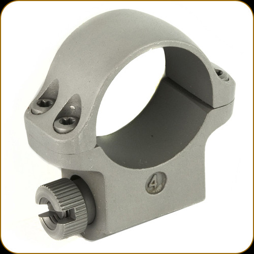 Ruger - 1" Medium Scope Ring Assy - Stainless Matte - 4KHM - *1 Ring Only*