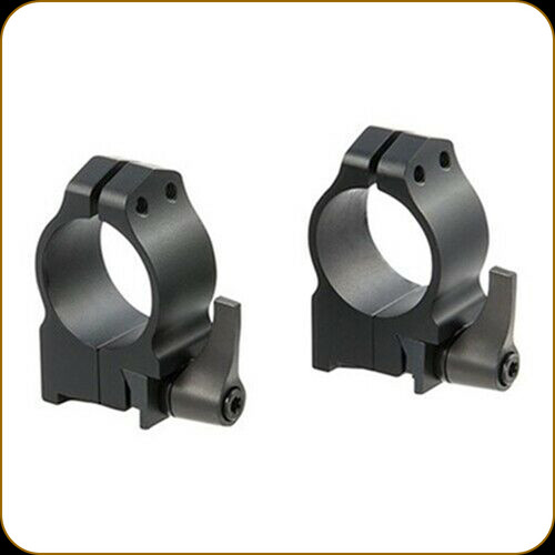 Warne - Maxima Series Quick Detach Steel Rings - Ruger M77 & Hawkeye - 30mm - High - Matte Black - 15R7LM