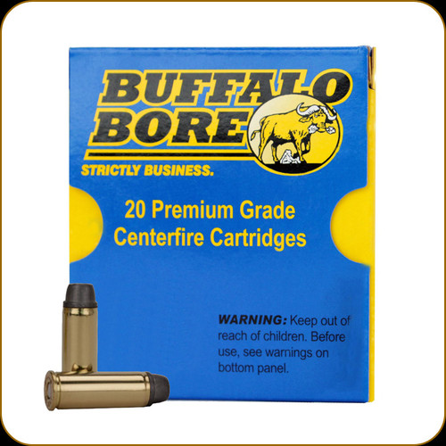 Buffalo Bore - 454 Casull - 360 Gr - Hard-Cast Lead Boat Tail -Long Wide Nose - 20ct - 7C