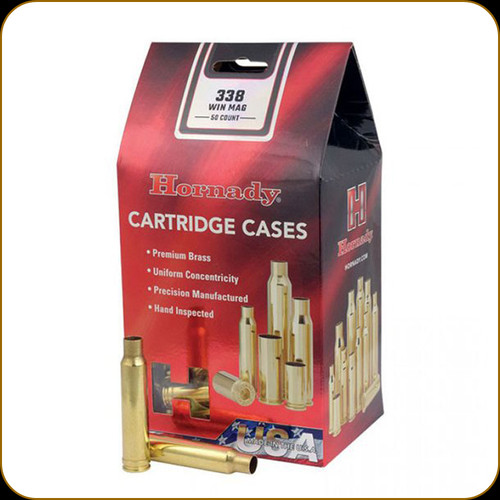 Hornady - 338 Win Mag - Unprimed Brass - 50ct - 8680