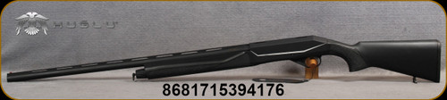 Huglu - 12Ga/3"/28" - Renova - Inertia Operated Semi-Auto - Black Synthetic & Turkish Walnut Stocks/Black Laser Engraved Receiver/Matte Black - 5pc. Active M.Choke - Stock Image