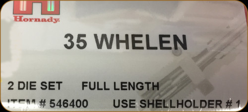 Hornady - Full Length Dies - 35 Whelen - 546400