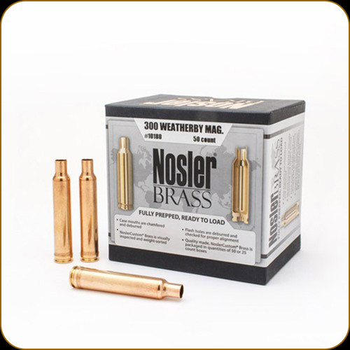 Nosler - 300 Wby Mag - Premium Brass - 50ct - 10180