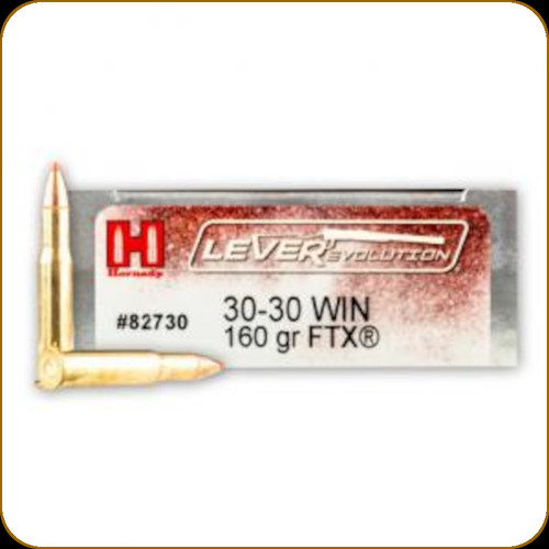 Hornady - 30-30 Win - 160 Gr - LEVERevolution - FTX - 20ct - 82730
