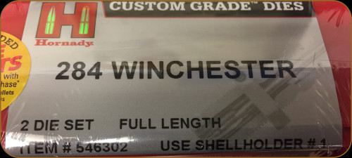 Hornady - Full Length Dies - 284 Winchester - 546302