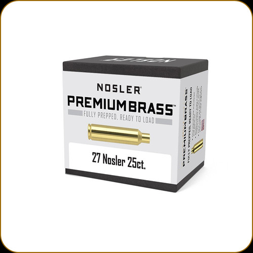 Nosler - 27 Nosler - Premium Brass - 25ct - 10145