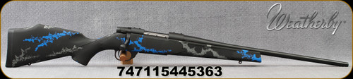 Weatherby - 6.5Creedmoor - Vanguard Synthetic Compact Blue - Black Base Composite Stock w/Blue & Grey Accents/Blued, 20"#1 contour barrel, 4+1 Hinged Floorplate, Mfg# VYB65CMR0O