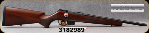 Anschutz - 22LR - 1761 D HB G-20 Walnut Clasic - Bolt Action Rimfire Rifle - Walnut Classic Hunting Stock/Blued, 18"Threaded(?«"-20) Barrel, Mfg# 014633, S/N 3182989