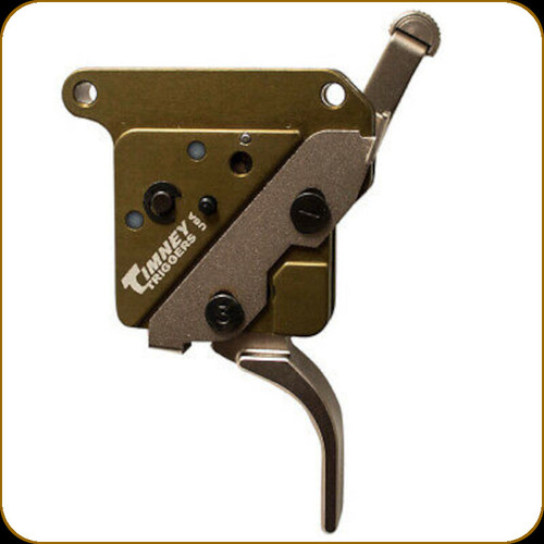 Timney Triggers - Elite Hunter Rem 700 - LH - Straight - 3lbs Pull - Nickel Plated - 518-16V2