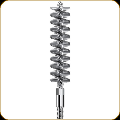 Real Avid - Bore-Max - Nickel Plated Speed Brush - .40 Cal Handgun - AVBMSB40