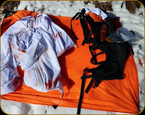 Caribou Gear - Hunters Tarp - 5' x 4' - Orange - 8452