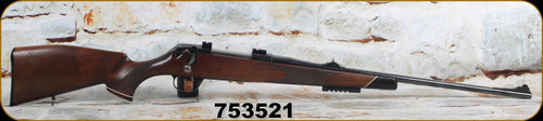 Used - Voere - 6.5x55SE - Model HDF Deluxe - Checkered Walnut Stock w/rosewood forend tip/Blued, 24"barrel, Jewelled Bolt, factory open sights