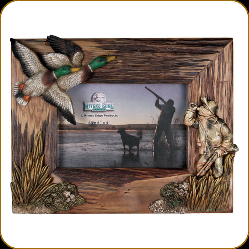 Rivers Edge - Duck Hunt - Picture Frame - 4"x6" - 266