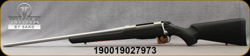 Tikka - 223Rem - T3X Lite Stainless - Left Hand - Black Modular Synthetic/Stainless, 22.4", 4 round capacity, no sights - Mfg# TFTT11LL113
