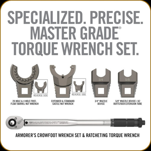 Real Avid - Master-Fit A2/AR15 Crowfoot Wrench Set - 5-pc - AVMF5WS