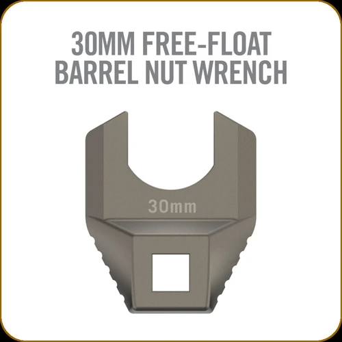 Real Avid - Master-Fit - AR15 - 30mm Free-Float Barrel Nut Wrench - Fits 1/2" Drive Torque Wrench - AVMF30BNW