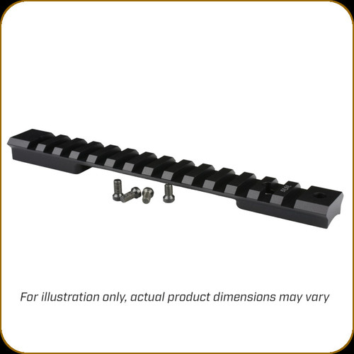 Warne - Mountain Tech - Tactical Rail - Fits Weatherby Mark V Magnum, 9 Lug Models - Zero MOA - 7654M