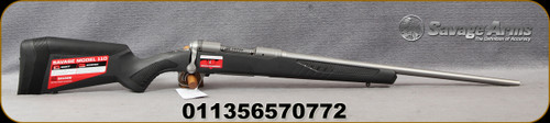 Savage - 6.5Creedmoor - Model 110 Storm - Bolt Action Rifle - Black Synthetic Adjustable AccuFit AccuStock/Stainless Steel Finish, 22" Barrel, 4 Round detachable magazine, Mfg# 57077