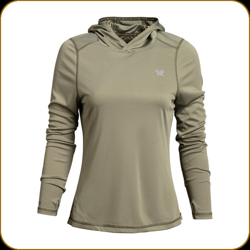 Vortex - Women's Sun Slayer Hoodie - Lichen - Medium - 121-30-LIC-M