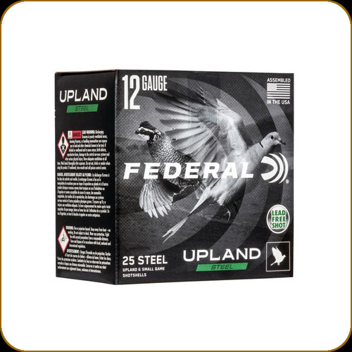 Federal - 12 Ga 2.75" - 1 1/8oz - Shot 7.5 - Upland - Steel - 25ct - USH12 7.5