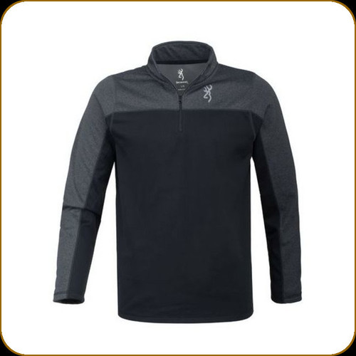 Browning - Milo 1/4 Zip Sweater - Black - Med - A000341800103