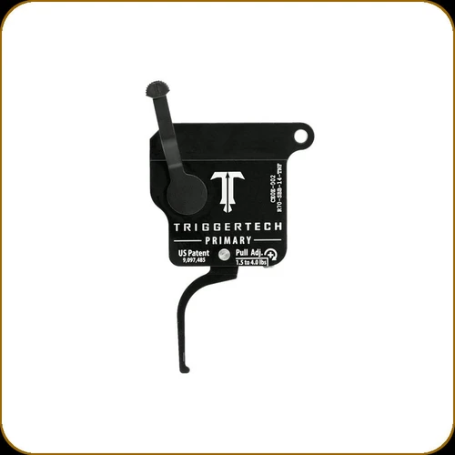 TriggerTech - Rem 700 - Primary - Right Hand - w/o Bolt Release - Straight Flat Lever - PVD Black - 1.5 to 4.0lbs. - R70-SBB-14-TNF
