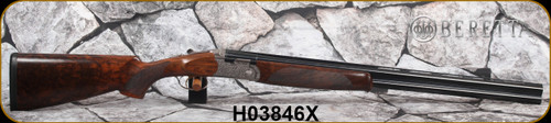 Consign - Beretta - 12Ga/3"/28" - Model 687 Silver Pigeon V - O/U - Grade V Walnut Stock w/Schnabel Forend/Engraved Receiver/Blued Barrel, OCHP, Mfg# A3WA6P592AA331 - less than 1 box of shells fired - in orig.case