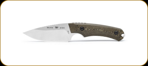Buck Knives - Alpha Hunter - 3.625" Blade - S35VN Steel - Machine Textured Richlite Handle - 0664BRS-B/13465