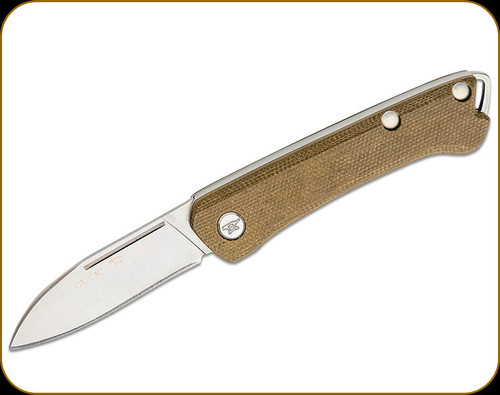 Buck Knives - Saunter - 2.375" Blade - 154CM Steel - OD Green Micarta Handle - 0250GRS-B/13478
