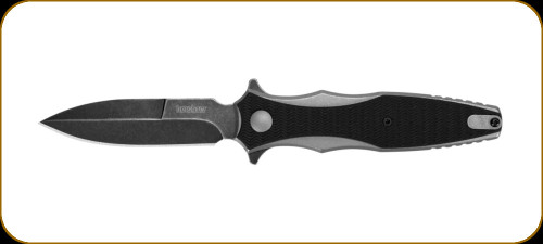 Kershaw - Decimus - 3.25" Blade - 8Cr13MoV - Stonewashed Finish, Glass Filled Nylon Overlay Stainless Steel Handle - 1559